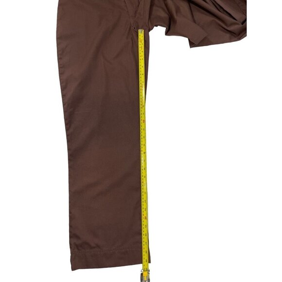URBANE SCRUBS Women's Uniform Pants Size Small Chocolate Brown Pockets Nurse EUC - Picture 6 of 10